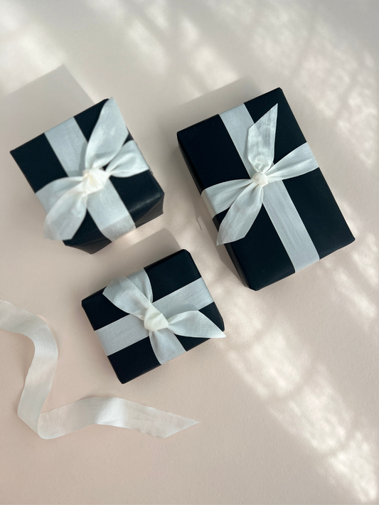Black & Ivory Gift Wrap