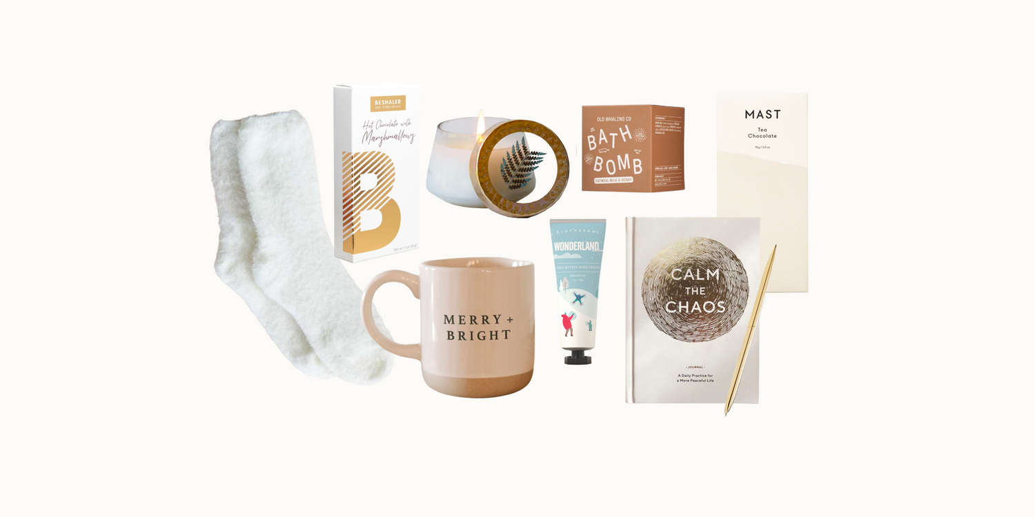 Bocu Holiday Gift Guide - Self Care Gift Box for Moms, Curated and Personalized Gift Boxes for Her