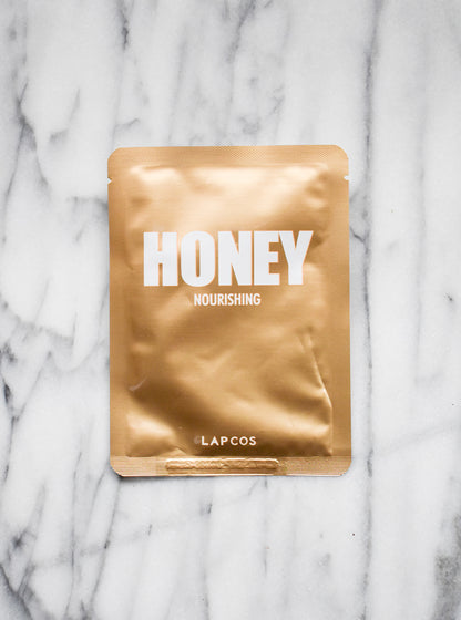 Honey Sheet mask to moisturize and a boost elasticity