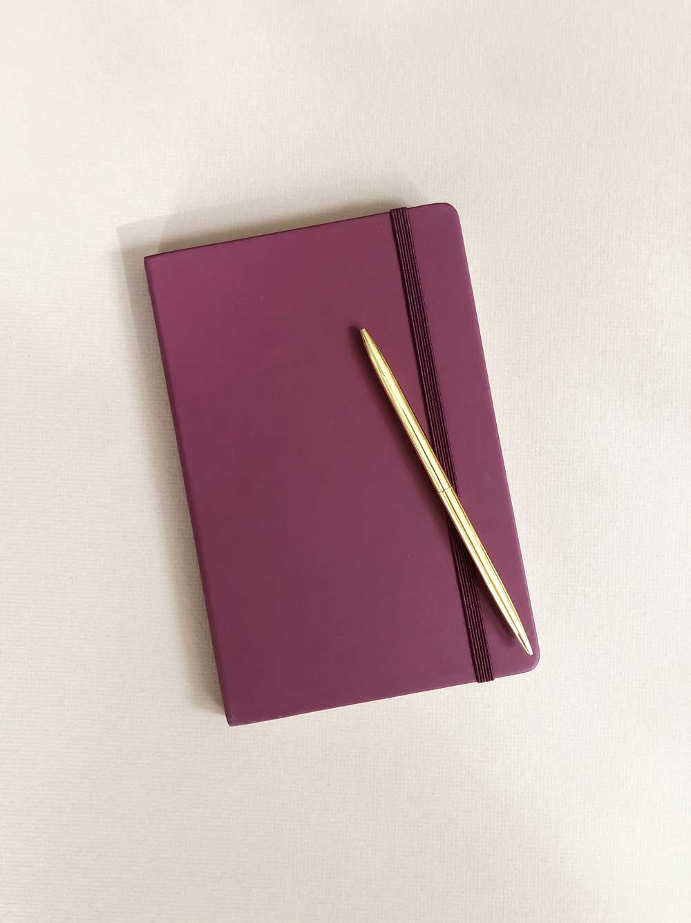 Lined Pocket Notebook - Merlot