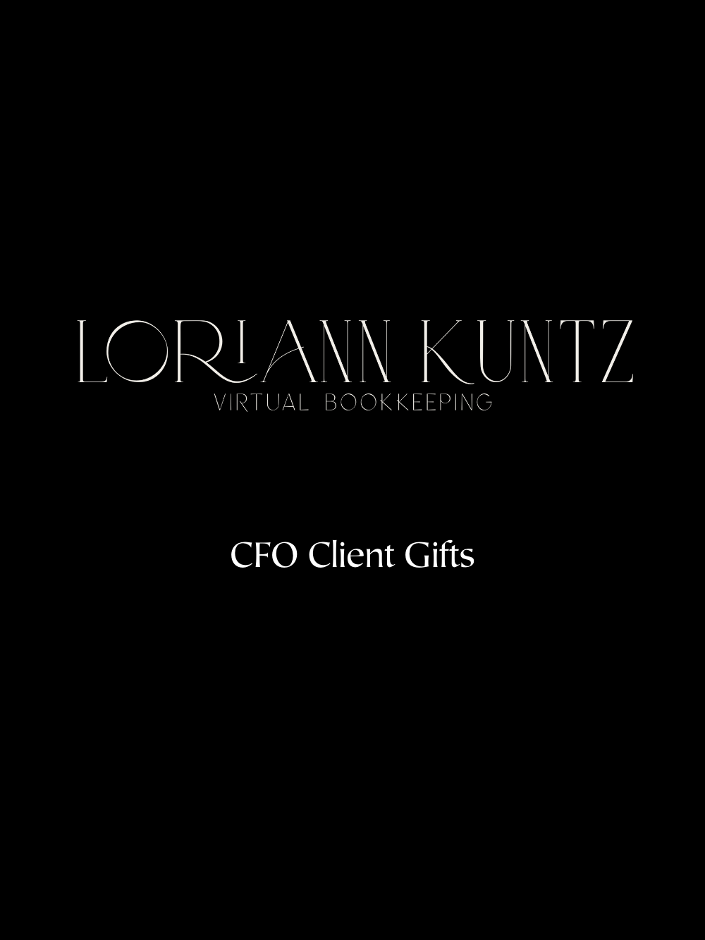 Custom Gift Box: LoriAnn Bookkeeping CFO Clients