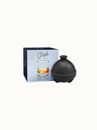 The Old Fashioned Bocu includes a sphere ice cube mold by Peak Ice Works. 