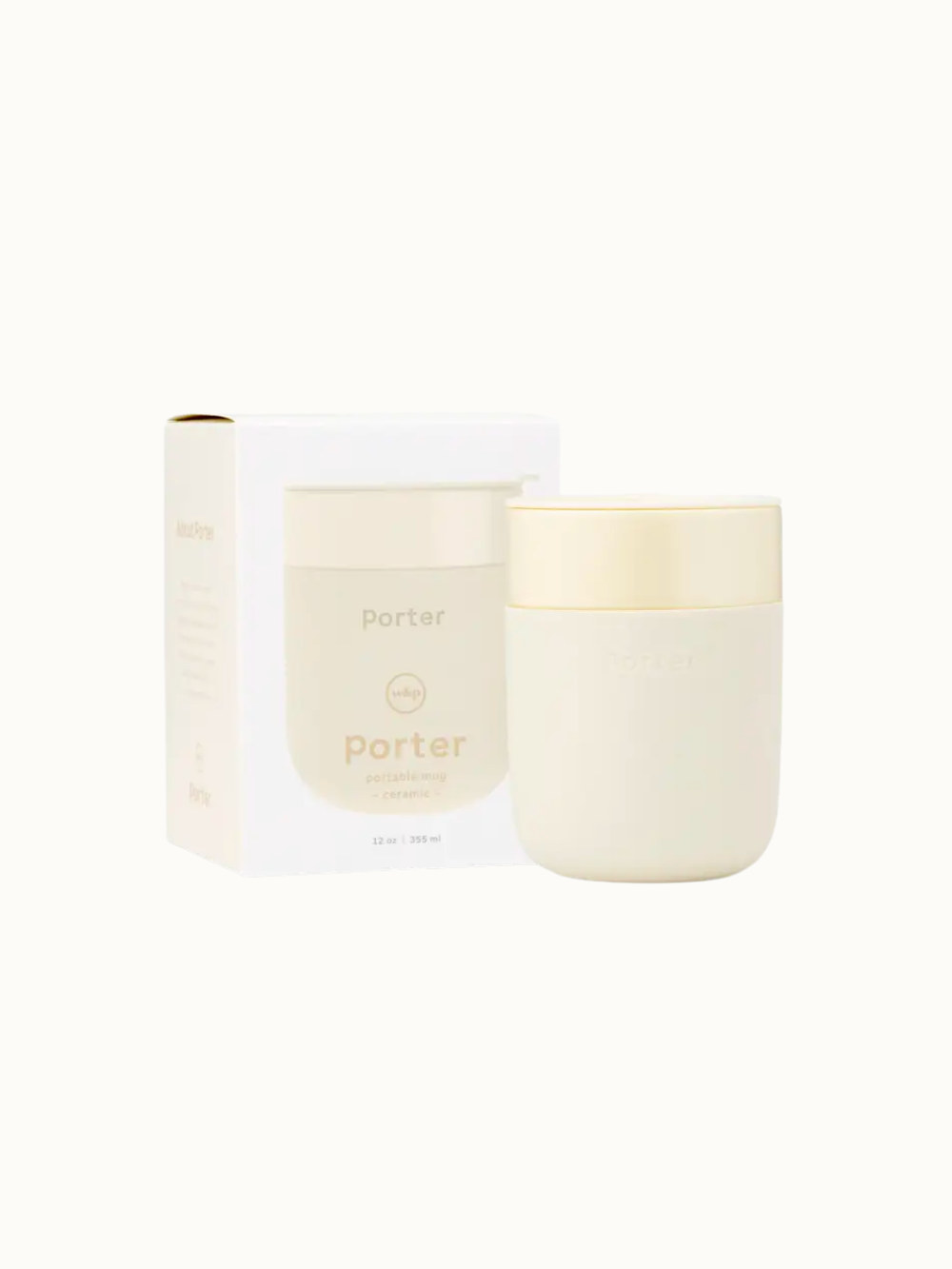 Porter Travel Mug - Cream