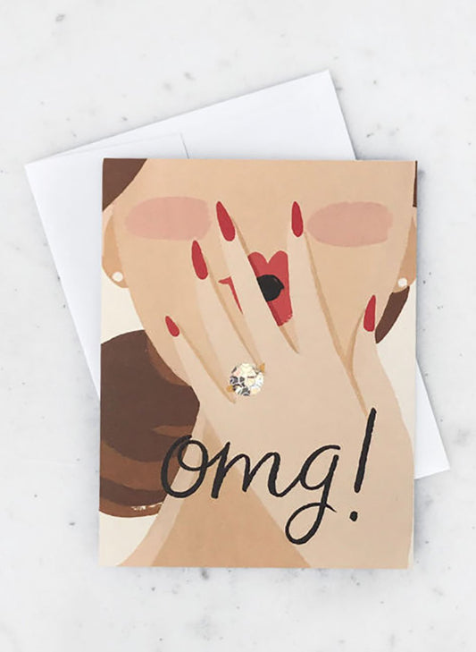 OMG You're Getting Married Card